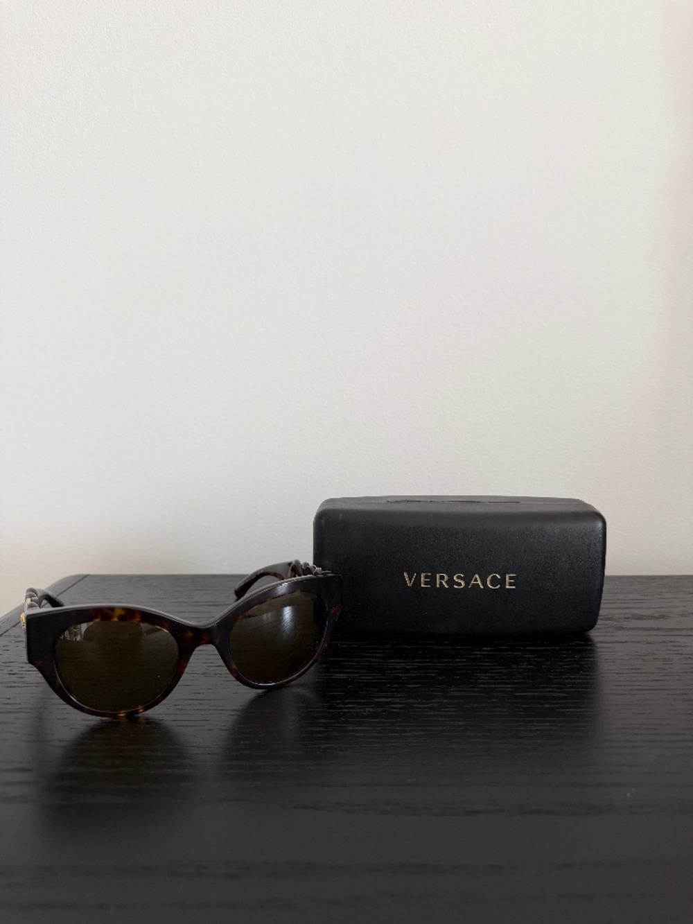 Versace brown cat eye sunglasses